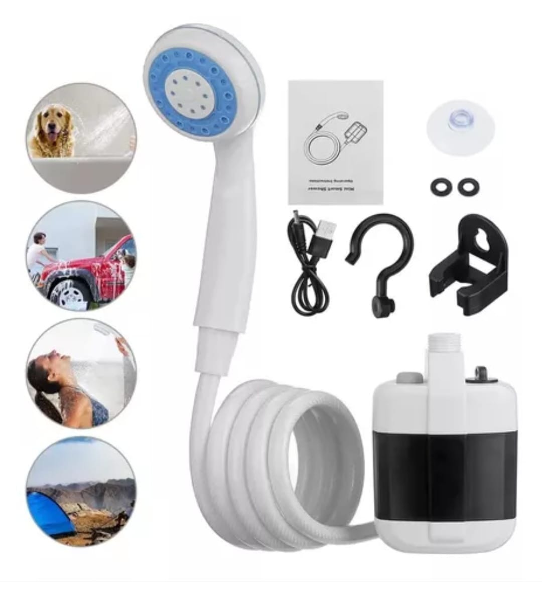 Miniatura 2 de Ducha Portatil Regadera Recargable 1.5 M